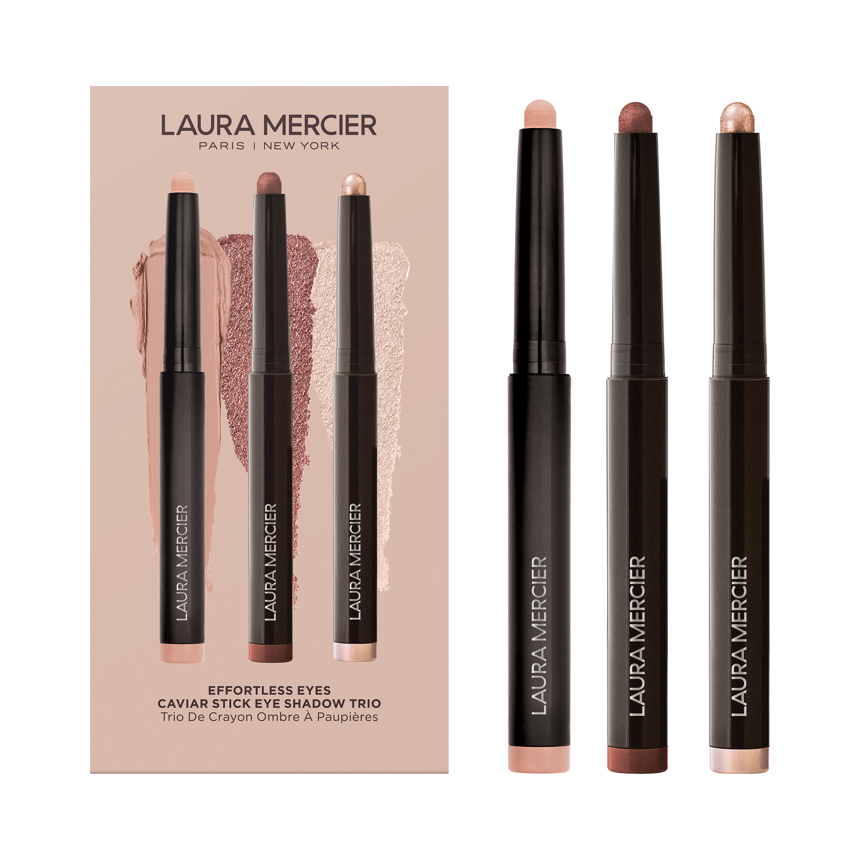 Effortless Eyes Caviar Stick Eye Shadow Trio